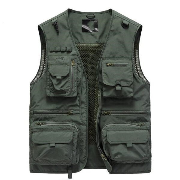 Canvas Vest Factory - OEM Multiple Pockets Waterproof Windproof