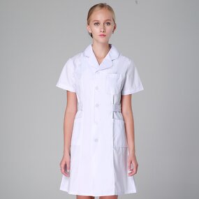 Doctor Lab Coat Supplier - OEM Cotton Polyester High Quality Anti-wrinkle