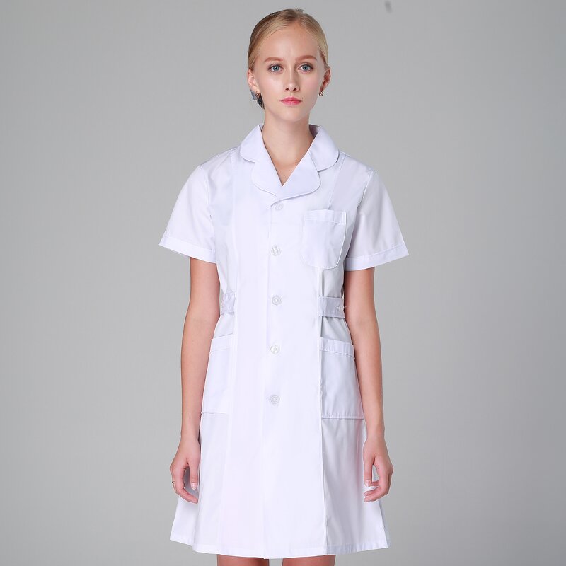 Doctor Lab Coat Supplier - OEM Cotton Polyester High Quality Anti-wrinkle