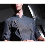 Chef Jacket Factory - OEM High Quality Chef Waiter Woven Denim