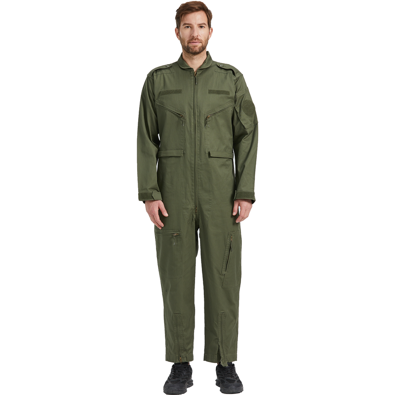 Rip Stop Coveralls Supplier - OEM Wear-resistant Cotton Polyester Mixed