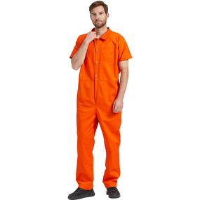 Jail Jumpsuits Factory - OEM High Strength 100% Cotton 3 Needle Felling