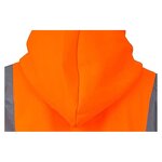 Safety Hoodie Factory - OEM Hi Vis Reflective Orange Black Long Sleeve