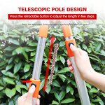 Long Pole Pruner Factory - OEM SK5 High Carbon Steel Straight Thick