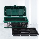 Hard Plastic Toolbox Manufacturer - OEM Steel Lock Rolling Storage Case Set