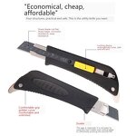 Utility Knife Manufacturer - OEM 18mm SK4 Black Blade Easy-change