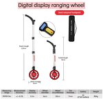 Distance Measuring Wheel Manufacturer - OEM Adjustable Handle LCD Display