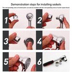 Socket Ratchet Set Manufacturer - OEM Factory Sale 12-PC Chrome Vanadium