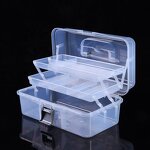 Portable Storage Box Manufacturer - OEM Transparent PP Plastic Three-layer