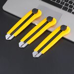 Utility Knife Manufacturer - OEM 25mm Rubberized Non-slip Rotate Lock