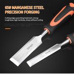 Wood Chisel Factory - OEM Flat Head Hand Tool for Wood Turning Carving