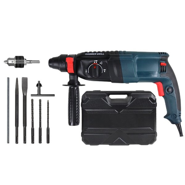 Concrete Hammer Drill Factory - OEM Hot Selling 3-in-1 Wired High Power