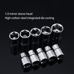 Hex Socket Set Factory - OEM Hot Sale 8-32mm for Ratchet Wrench