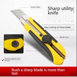 Utility Knife Factory - OEM 18mm High Quality Black Blade Rotate