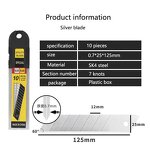 Utility Blade Manufacturer - OEM Good Quality Large 25mm 0.7mm Thick