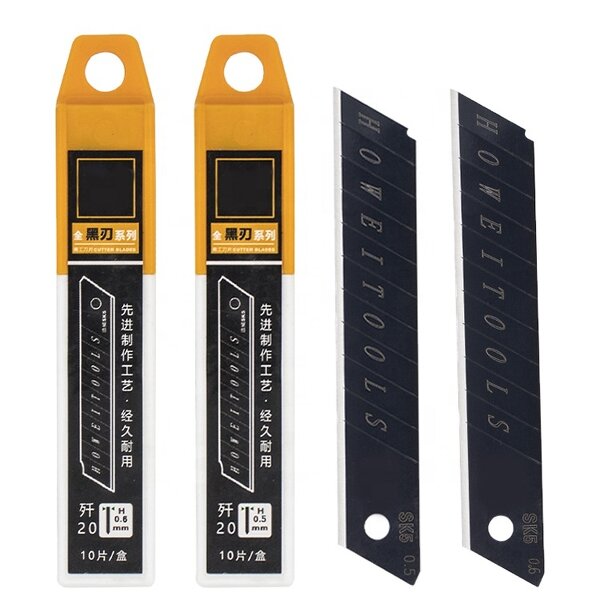 Utility Knife Blade Factory - OEM Custom SK4 18MM 0.5-0.6mm Thickness