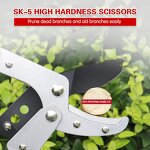 Long Pole Pruner Factory - OEM SK5 High Carbon Steel Straight Thick