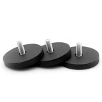 Magnet with Thread Pot Manufacturer - OEM High Quality Rubber Coated M5