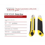 Utility Knife Factory - OEM 18mm High Quality Black Blade Rotate