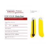 Utility Knife Manufacturer - OEM 25mm Rubberized Non-slip Rotate Lock
