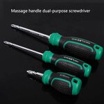 Magnetic Screwdriver Set Manufacturer - OEM New Massage Handle Dual-purpose