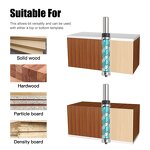 Carbide Router Bit Factory - OEM High Quality Double Woodworking Trimming