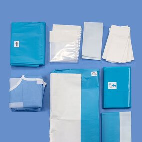 Surgical Drape Pack Factory - OEM CE ISO Sterile Blue C Section Cesarean