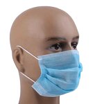 Type IIR Mask Factory - OEM En14683 Disposable Nonwoven 3-ply White