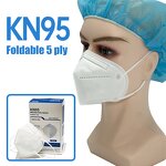 Kn95 Cup Mask Manufacturer - OEM Custom White Logo Dust Safety PM2.5