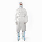 Disposable Coverall Factory - OEM 65gsm Microporous White Type 5B/6B