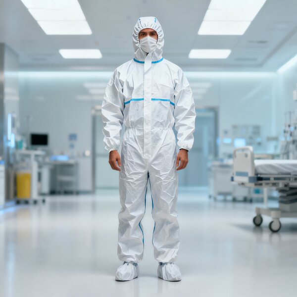 Tyvek Coverall Manufacturer - OEM White Type 5/6 Non Woven with Hood