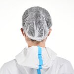 Bouffant Cap Supplier - OEM Blue Green Disposable Pp Non Woven Clip