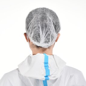 Bouffant Cap Supplier - OEM Blue Green Disposable Pp Non Woven Clip