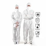 Protective Coveralls Supplier - OEM SMS PPE Microporous Nonwoven Hazmat