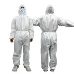 Protective Coveralls Supplier - OEM SMS PPE Microporous Nonwoven Hazmat