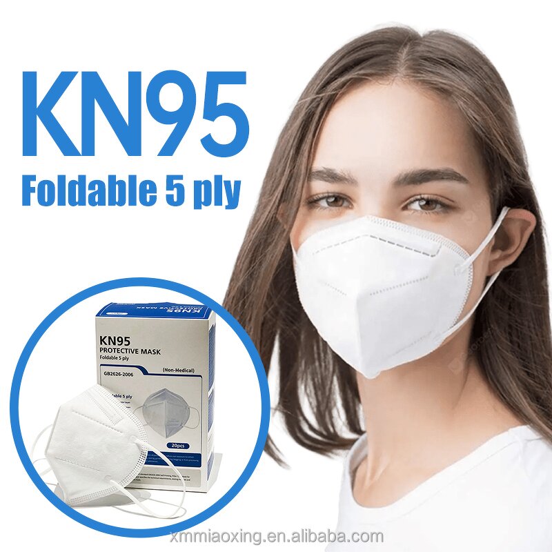 Kn95 Masks Supplier - OEM Safety Individually Wrapped 5-layer Nonwoven