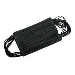 Black Facemasks Factory - OEM High Standard 3ply Flat Elastic Medical