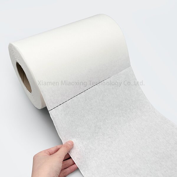 Heavy Duty Wipes Factory - OEM Jumbo Roll 45%pp+55%woodpulp Cloth