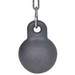 Chimney Brush Kit Factory - OEM Cable Rod Round Brush With Iron Ball