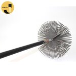Chimney Cleaning Brush Factory - OEM Hot Sale Flat Wire Rotating Flue Brush