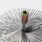 Chimney Cleaning Brush Factory - OEM Hot Sale Flat Wire Rotating Flue Brush