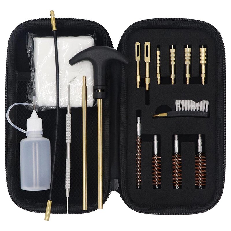 Gun Cleaning Kit Factory - OEM 18pcs Universal Bronze Bore Brush