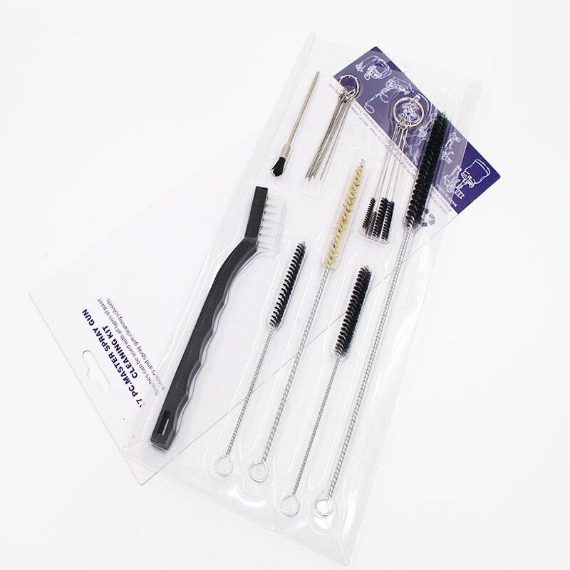 Spray Gun Cleaning Kit Factory - OEM Cheap Steel Rotary Tube Brush Barrel