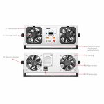 ESD Ionizer Blower Manufacturer - OEM KF-40AR Two Head Benchtop