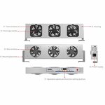 Cleanroom Ionizing Blower Supplier - OEM KF-60AR 3 Fan Self-cleaning