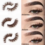 Mink Eyelash Manufacturer - OEM 3D Colored Dark Brown Strips