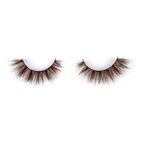 Mink Eyelash Manufacturer - OEM 3D Colored Dark Brown Strips