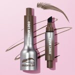 Eyebrow Pencil Manufacturer - OEM New Press-on Large Brush Waterproof