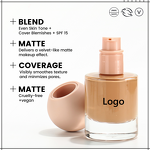 Cream Foundation Supplier - OEM High Coverage Vegan Matte Waterproof