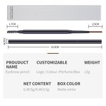 Eyebrow Pencil Manufacturer - OEM Wholesale Long Lasting Vegan Thin